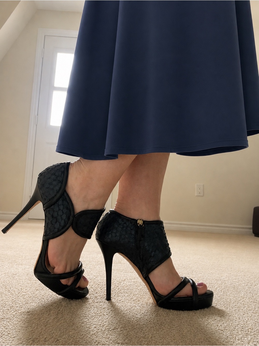 Escada Leather Platform Heels – Size EU 39